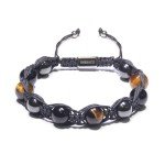 Men's Triple Protection Healing Crystals Beaded Bracelet