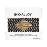 Brooklyn Luxe Stretch Beaded Cuff Bracelet - Black