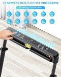 Bulapeach Foldable Under Desk Treadmill with Incline