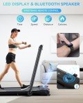 Bulapeach Foldable Under Desk Treadmill with Incline