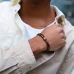 RTZN® Men's Natural Tiger Eye Bead Bracelet