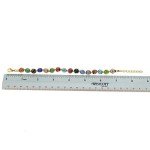 Murano Glass Bracelet with Multicolor Sparkling Beads