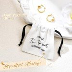 Gold Hoop Earrings for Bridesmaids - Gift Set