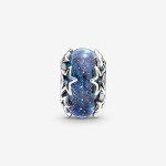PANDORA Galaxy Blue & Star Murano Bracelet Charm
