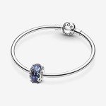 PANDORA Galaxy Blue & Star Murano Bracelet Charm