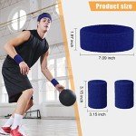 42-Piece Sports Sweatband Set for Men and Women