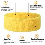 42-Piece Sports Sweatband Set for Men and Women