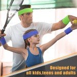 42-Piece Sports Sweatband Set for Men and Women
