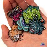 D&D Enamel Pins Set: Creatures & Accessories