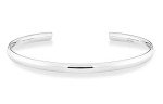 Open Cuff Polished Bangle Bracelet for Women