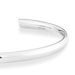 Open Cuff Polished Bangle Bracelet for Women