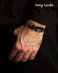 Gold Stainless Steel Viking Compass Men's Bracelet