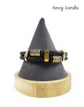 Gold Stainless Steel Viking Compass Men's Bracelet