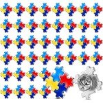 100 Pcs Autism Awareness Enamel Lapel Pins