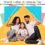 100 Pcs Autism Awareness Enamel Lapel Pins