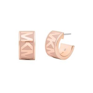 Michael Kors Pink Rose Gold Hoop Earrings