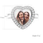 Personalized Photo Signet Ring in Rose Gold