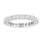 1 Carat 14K White Gold Lab Grown Diamond Eternity Ring