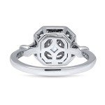 Vintage-Style Art Deco CZ Ring in Sterling Silver