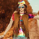 6-Piece 60s/70s Hippie Costume Set Accessory Pack