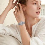 Elegant Crystal Mesh Watch & Bracelet Set
