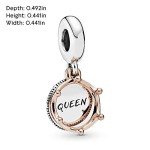 PANDORA Royal Crown Dangle Charm for Bracelets