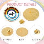 Rainbow Pride Enamel Pins - 96 Cute Brooches
