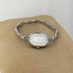 Women's Vintage Gold Oval Bracelet Watch