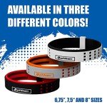 Phiten DUO Titanium Sports Bracelet - Gray/Orange