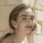 Vintage Silver Black Onyx Dangle Earrings for Women