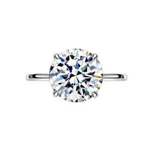 Stylish 4ct Round Brilliant Cut Engagement Ring