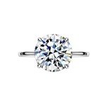 Stylish 4ct Round Brilliant Cut Engagement Ring
