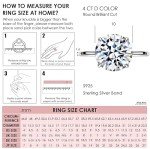 Stylish 4ct Round Brilliant Cut Engagement Ring