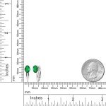 Sterling Silver Birthstone Clip-On Drop Earrings