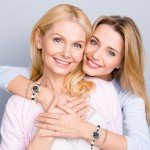 Couples Touch Bracelet: Black Agate & White Howlite