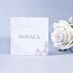 VONALA Sterling Silver Sun and Moon Layered Necklaces
