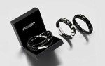 Men's Black Leather Braided Bracelet with Gift Box