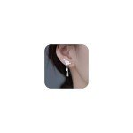 Sterling Silver Flower CZ Ear Cuffs for Women