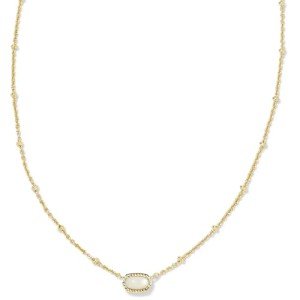 Kendra Scott Mini Elisa Gold Satellite Pendant Necklace
