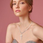 Elegant 925 Sterling Silver Cross Necklace for Women