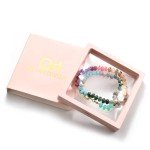 Colorful Boho Beaded Gemstone Choker Necklace