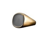 18K Gold Onyx Signet Ring for Him