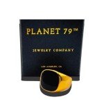 18K Gold Onyx Signet Ring for Him