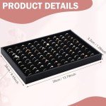 Stackable Velvet Ring Holder with 100 Slots