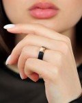 Rinfit Women’s Silicone Wedding Rings - Size 7