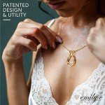 Emily C Ring Holder Necklace for Weddings & Gifts