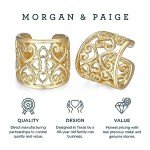 Celtic Heart Non-Piercing Silver Ear Cuffs