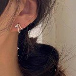 Dainty Gold Huggie Hoop Earrings with CZ