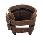 Stylish Leather Wrist Wallet Cuff with Hidden Pouch