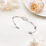 Celtic Knot Two-Tone Bracelet in Sterling Silver